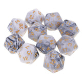 Maxbell 20pcs 20 Sided Dice D20 Polyhedral Dice for Dungeons and Dragons Table Games