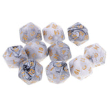 Maxbell 20pcs 20 Sided Dice D20 Polyhedral Dice for Dungeons and Dragons Table Games
