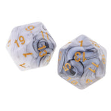 Maxbell 20pcs 20 Sided Dice D20 Polyhedral Dice for Dungeons and Dragons Table Games