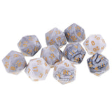 Maxbell 20pcs 20 Sided Dice D20 Polyhedral Dice for Dungeons and Dragons Table Games