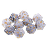 Maxbell 20pcs 20 Sided Dice D20 Polyhedral Dice for Dungeons and Dragons Table Games