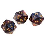 Maxbell 20 Pieces D6 Dice Polyhedral Dice for Dungeons and Dragons Table Games Gift