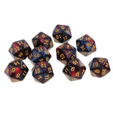 Maxbell 20pcs 20 Sided Dice D20 Polyhedral Dice for Dungeons and Dragons DND RPG