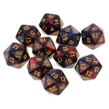 Maxbell 20pcs 20 Sided Dice D20 Polyhedral Dice for Dungeons and Dragons DND RPG