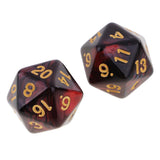 Maxbell 20pcs 20 Sided Dice D20 Polyhedral Dice for Dungeons and Dragons DND RPG