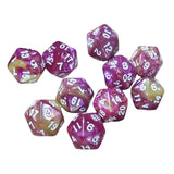 Maxbell 20pcs 20 Sided Dice D20 Polyhedral Dice for Dungeons and Dragons Table Games
