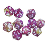 Maxbell 20pcs 20 Sided Dice D20 Polyhedral Dice for Dungeons and Dragons Table Games