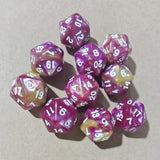 Maxbell 20pcs 20 Sided Dice D20 Polyhedral Dice for Dungeons and Dragons Table Games