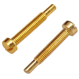 Maxbell 12 Sets Electric Guitar Humbucker Polepiece Mounting Screws Golden + Black