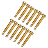 Maxbell 12 Sets Electric Guitar Humbucker Polepiece Mounting Screws Golden + Black