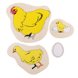 Maxbell Maxbell Montessori Materials Intelligence Developing Toy Growth Puzzles of Chicken