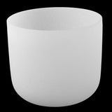 8 Inch Crystal Singing Bowl C Note white+Thicken Singing Bowl Carry Bag Case