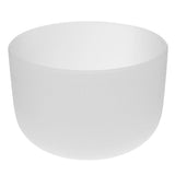 8 Inch Crystal Singing Bowl C Note white+Thicken Singing Bowl Carry Bag Case