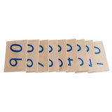 Maxbell Montessori Math Learning Cards Number 1-1000 in Wood Box and 1-9000 in Paper