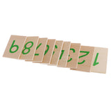 Maxbell Montessori Math Learning Cards Number 1-1000 in Wood Box and 1-9000 in Paper