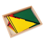 Maxbell Maxbell Montessori Educational Learning Wooden Toy - Constructive Triangles Matching