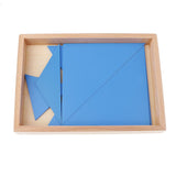 Maxbell Maxbell Montessori Educational Learning Wooden Toy - Constructive Triangles Matching