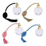 Maxbell Crystal Vintage Glass Empty Refillable Perfume Bottle with Spray Atomizer 100ML Pink - Aladdin Shoppers