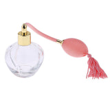 Maxbell Crystal Vintage Glass Empty Refillable Perfume Bottle with Spray Atomizer 100ML Pink - Aladdin Shoppers