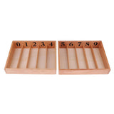 Maxbell Maxbell Montessori Math Number & Quantity Learning 45Pcs Spindle Bars Counting Games Play
