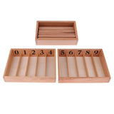 Maxbell Maxbell Montessori Math Number & Quantity Learning 45Pcs Spindle Bars Counting Games Play