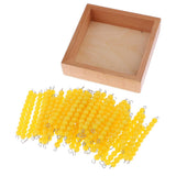 Maxbell Maxbell Montessori Addition Subtraction Multiplication Division Learning Toy - 45Pcs Tens Beads Bar