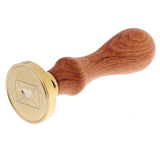 Maxbell Initial Xmas Decorative Seal Wax Sealing Stamp Wooden Handle Stick DIY Cards