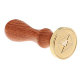 Maxbell Initial Xmas Decorative Seal Wax Sealing Stamp Wooden Handle Stick DIY Cards