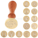 Maxbell Retro Envelope Seal Wax Sealing Stamp Xmas Deer for Party Invitation Card #1 - Aladdin Shoppers