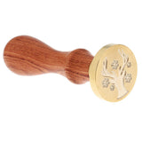 Maxbell 2pcs Retro Envelope Seal Wax Sealing Stamp for Invitation Card Xmas Gifts