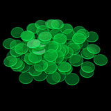 Maxbell 200 Pieces Translucent Bingo Chip 3/4 Inch for Bingo Game Cards