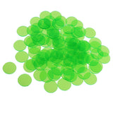 Maxbell 200 Pieces Translucent Bingo Chip 3/4 Inch for Bingo Game Cards