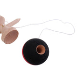 18cm Kids Children Traditional Kendama Ball Wood Educational Game Skill Toy Black Red