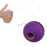 Maxbell Kendama Japanese Traditional Game Educational Skillful Wooden Children Toy Black Purple - Aladdin Shoppers