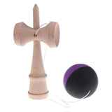 Maxbell Kendama Japanese Traditional Game Educational Skillful Wooden Children Toy Black Purple - Aladdin Shoppers