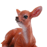 Maxbell 2x Home Garden Resin Deer Model for DIY Outdoor Grassland Backyard Accessory - Aladdin Shoppers