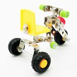 Maxbell Maxbell Assembly Metal Model Motorbike Toy Building Puzzles Kids Intelligence Toy LX001