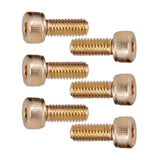 Maxbell 6 Sets Electric Guitar Hexagon Screws + Tremolo Bridge Saddle Insert Lock