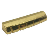 Maxbell Brass Bridge Pins Pegs Saddle Nut Set for Acoustic Folk Guitar