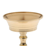 Maxbell 2 Piece Copper Candle Holder Ghee Lamp Holder Tibetan Brass Oil Lamp Caliber