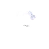 Maxbell Retro Glass Perfume Bottles Silver Cap Short Spray Atomizer Pump 18mm White