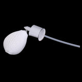 Maxbell Retro Glass Perfume Bottles Silver Cap Short Spray Atomizer Pump 18mm White - Aladdin Shoppers