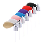 Maxbell Retro Glass Perfume Bottles Silver Cap Short Spray Atomizer Pump 18mm White - Aladdin Shoppers