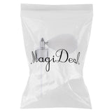 Maxbell Retro Glass Perfume Bottles Silver Cap Short Spray Atomizer Pump 18mm White - Aladdin Shoppers