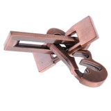 Maxbell 5pcs Chinese Lock Puzzle Metal Brain Teaser IQ Test Toys for Adults Children