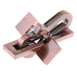 Maxbell 5pcs Chinese Lock Puzzle Metal Brain Teaser IQ Test Toys for Adults Children