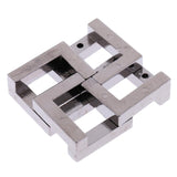 Maxbell Locks Puzzle Classic Metal Brain Teaser Educational Toy for Adults Children