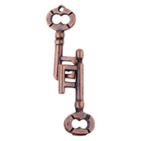 Maxbell 4pcs Lock Puzzle Brain Teaser IQ Test Educational Toys for Adults Children