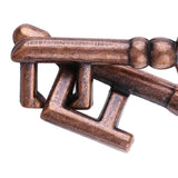 Maxbell 4pcs Lock Puzzle Brain Teaser IQ Test Educational Toys for Adults Children