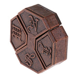 Maxbell 5pcs Chinese Lock Puzzle Metal Brain Teaser IQ Test Toys for Adults Children